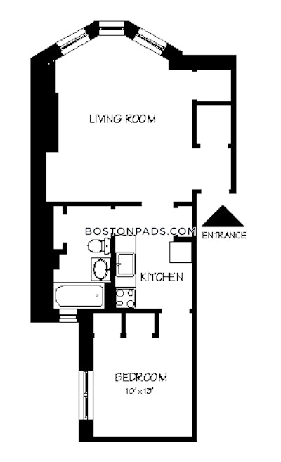 Northeastern/symphony 1 Bed 1 Bath Boston - $2,500 No Fee
