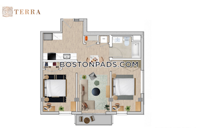 South End 2 Beds 1 Bath Boston - $3,700