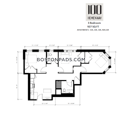 Fenway/kenmore 3 Bed 1 Bath BOSTON Boston - $5,000 No Fee