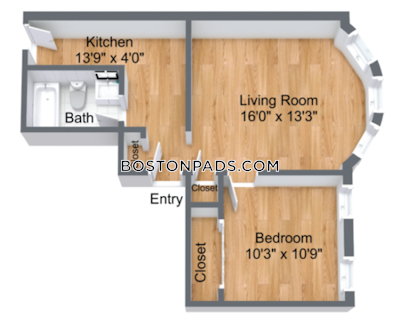 Brookline 1 Bed 1 Bath BROOKLINE- WASHINGTON SQUARE $2,710  Washington Square - $2,550 No Fee