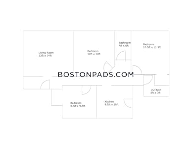 Brighton 3 Bed 1.5 Bath BOSTON Boston - $4,575 No Fee